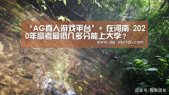 ‘AG真人游戏平台’*
在河南 2020年高考最低几多分能上大学?(图1) AG真人